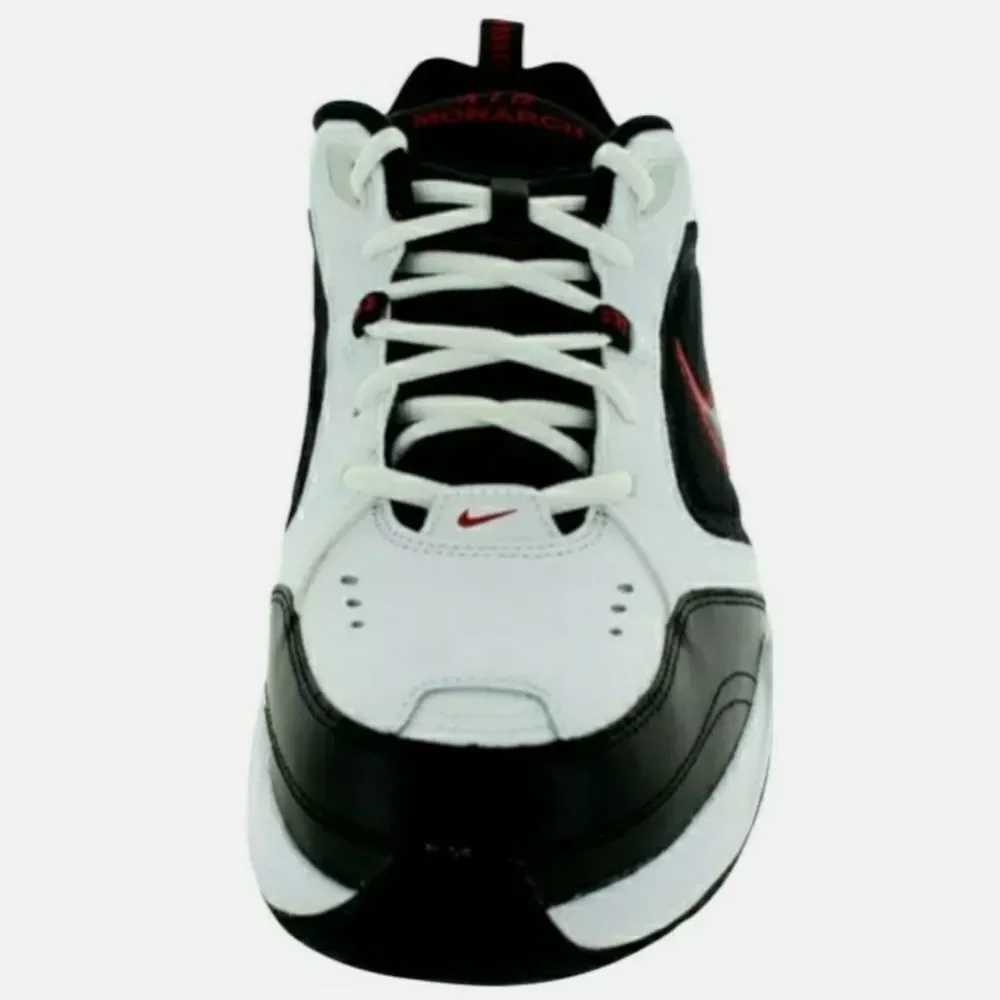 Nike Men’s Air Monarch IV Training Sneakers Black Red White 415445 101